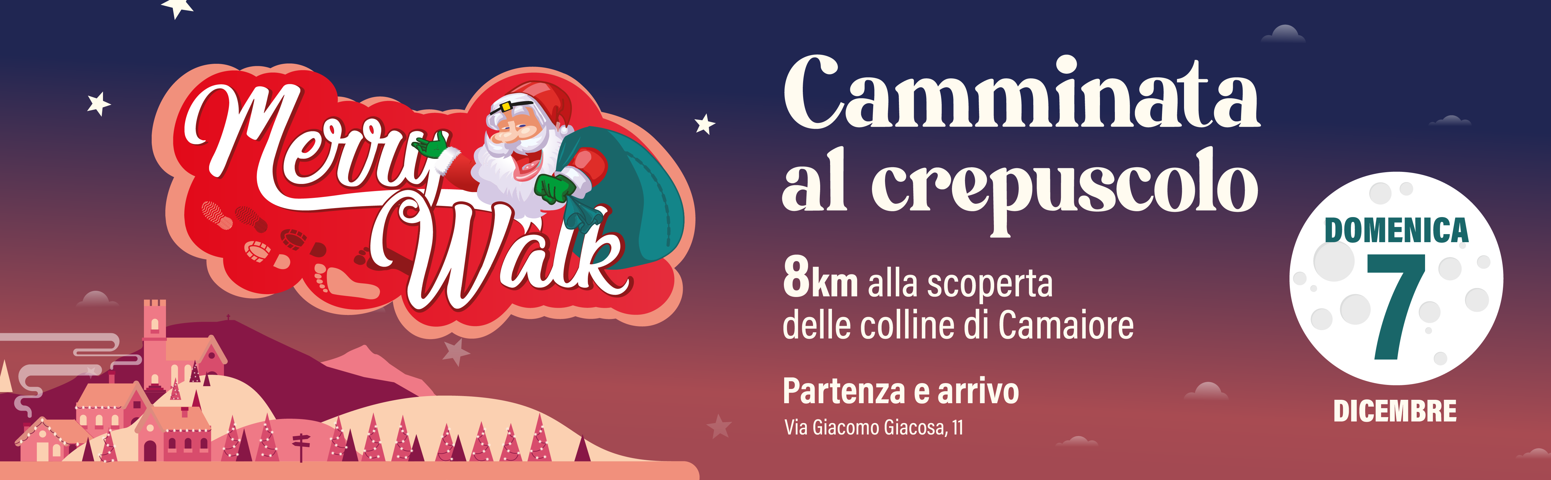 Merry Walk: camminata natalizia al crepuscolo alla scoperta dei borghi di Camaiore