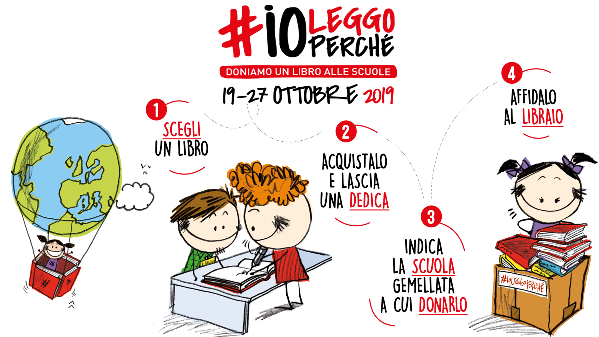 #IOLEGGOPERCHE' : L'iniziativa nazionale per donare libri alle Scuole